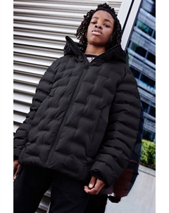 Утепленное пальто с флисовой подкладкой (3 17 лет), черный Next