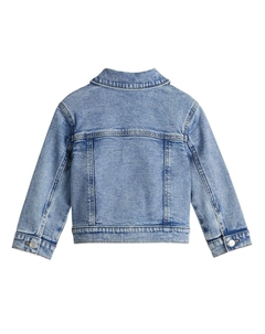 Джинсовая куртка для маленьких девочек, цвет Light Wash Jumping beans