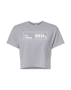 Укороченная футболка The Office Pretzel Day для юниоров, серый Licensed character
