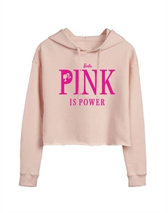 Укороченная толстовка с рисунком Barbie Pink Is Power для юниоров Licensed character