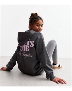 Толстовка для девочек серого спортивного клуба, серый New look