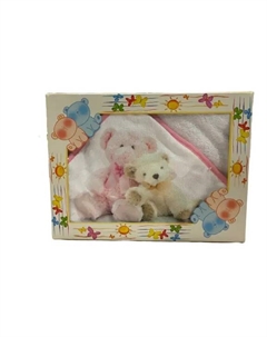 Халат Triangle In Sponge 70×70, розовый/белый Almatex