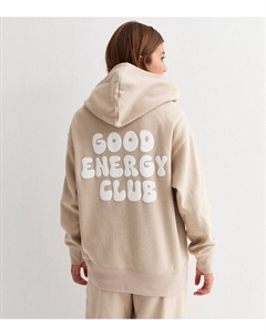 Толстовка для девочек Stone Good Energy Club, светло-серый New look