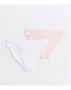 Комплект из 2 бесшовных трусов для девочек, розовый New look