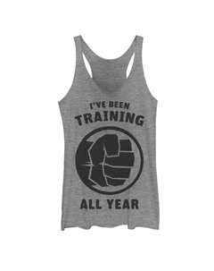 Майка с логотипом для юниоров Marvel Avengers Hulk «Я тренировался весь год» Licensed character