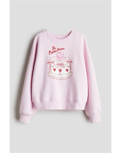 Толстовка с мотивом, розовый H&m