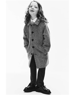 Пальто из смесовой шерсти, серый H&m