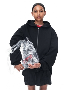 Спортивная куртка-худи из материала Drymove, черный H&m