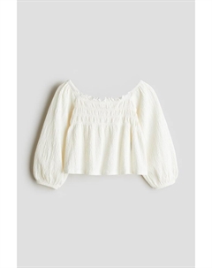 Блузка со сборками, белый H&m