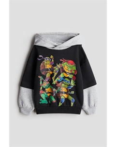 Толстовка с принтом, черный H&m