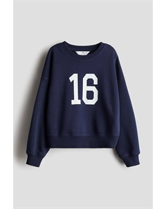 Толстовка с мотивом, синий H&m