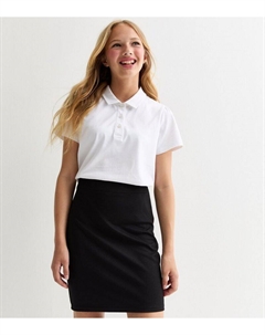 Черная школьная юбка для девочек, черный New look