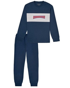 Пижамное ночное белье, синий Schiesser