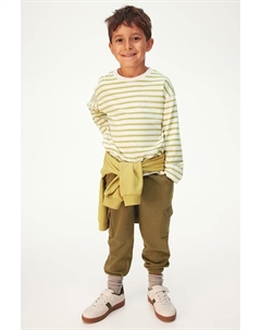 Рубашка с длинным рукавом, зеленый H&m