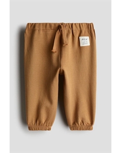 Хлопковые спортивные брюки, коричневый H&m