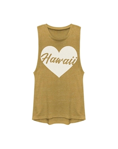 Майка для мышц с рисунком Hawaii Heart для юниоров Unbranded