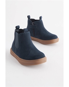 Ботинки челси на молнии, синий Next