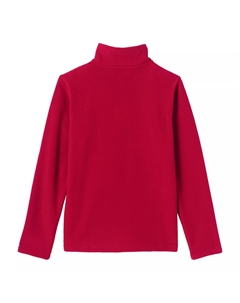 Легкий флисовый пуловер с молнией на четверть для детей 2–20 лет, школьная форма Lands' end