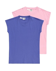 Футболка, цвет Dark purple/Light pink Urban classics