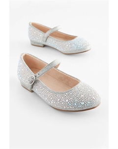Туфли Мэри Джейн для особых случаев, серебряный Next