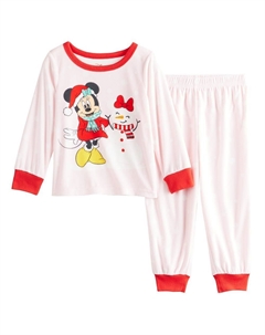 Пижамный комплект "Снежный день" для девочек-подростков Disney's Minnie Mouse из 2 предметов, цвет Minnie Xmas Licensed character