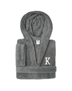 Персонализированный детский суперплюшевый халат Linum для домашнего текстиля с капюшоном и двойной щеткой, K Linum home textiles