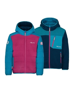 Зимняя куртка Sandvika, цвет dunkelblau/pink Trollkids