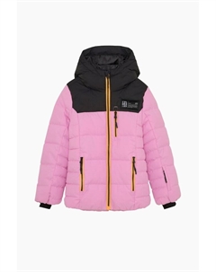 Лыжная куртка jr стеганая, сиреневый Color kids