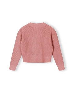 Кардиган Knit Cardigan, темно-розовый Minoti