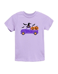 Молодежная футболка с короткими рукавами и рисунком Witch Farm Truck Truck, цвет Dark Lavender The juniper shop