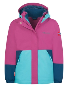 Куртка Kjerag, цвет pink/blau Trollkids