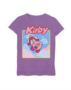 Футболка с рисунком в коробке Nintendo Kirby Starry Clouds для девочек, цвет Purple Berry Licensed character