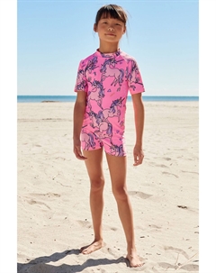 Купальник Sunsafe из двух частей, розовый Next