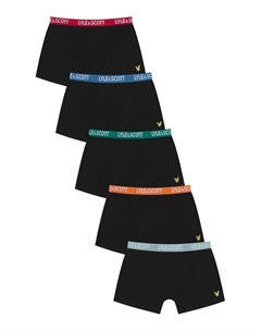 Нижнее белье ned trunks 5 упаковок, черный Lyle & scott