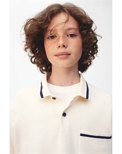 Хлопковый вязаный свитер, бежевый H&m