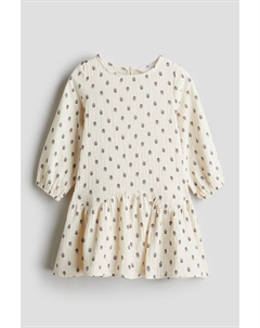 Хлопковое платье, бежевый H&m