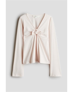 Кардиган с завязками, розовый H&m