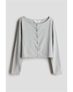 Кардиган тонкой вязки, серый H&m