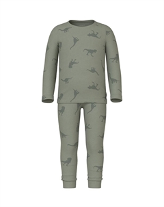 Пижама Pajamas, цвет Reed/Dark green Name it