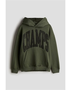 Толстовка с капюшоном, зеленый H&m