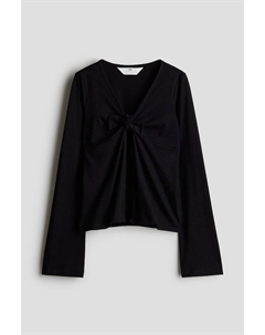 Кардиган с завязками, черный H&m