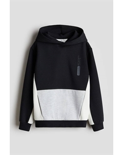 Толстовка с колор-блоками, черный H&m