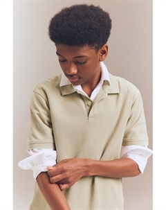 Рубашка-Поло из хлопкового пике, зеленый H&m