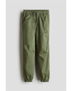 Твиловые джоггеры на подкладке, зеленый H&m