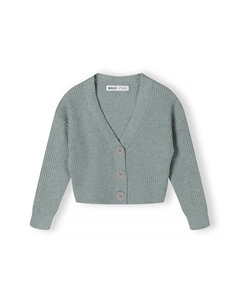 Кардиган Knit Cardigan, зеленый Minoti