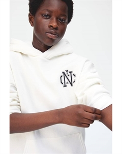 Толстовка с капюшоном, белый H&m