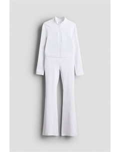 Костюм-Двойка из хлопкового трикотажа, белый H&m