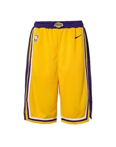 Шорты баскетбольные шорты la lakers, желтый Nike