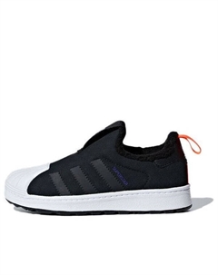 Кроссовки оригинал суперстар зима 360 c, черный Adidas