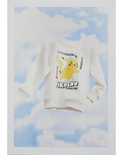 Толстовка оверсайз с принтом, серый H&m